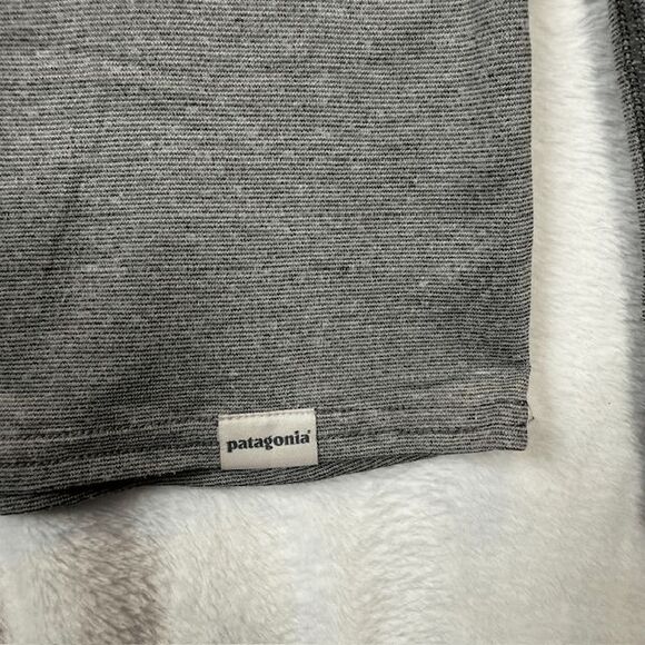 Patagonia Capilene Midweight Zip-Neck Pullover Olive Gray Women's Size Small - Picture 2 of 9